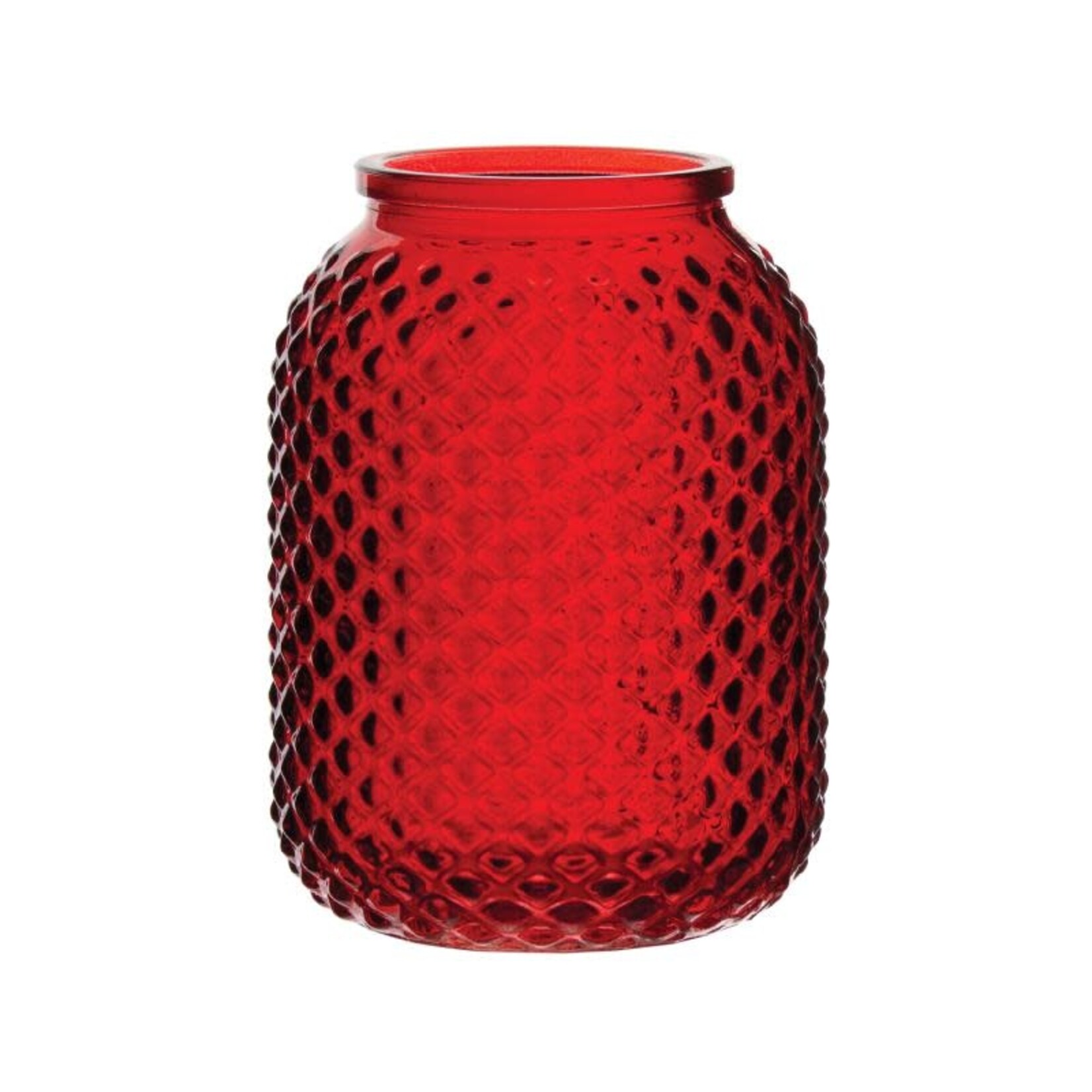 37% off was $1.89 now $1.19. 4.57”h RED RUBY HONESY VASE