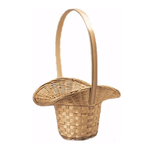 NATURAL PRINCESS BASKET 4.75" Opening 3.25" High 9" x6" Flare Hard liner included