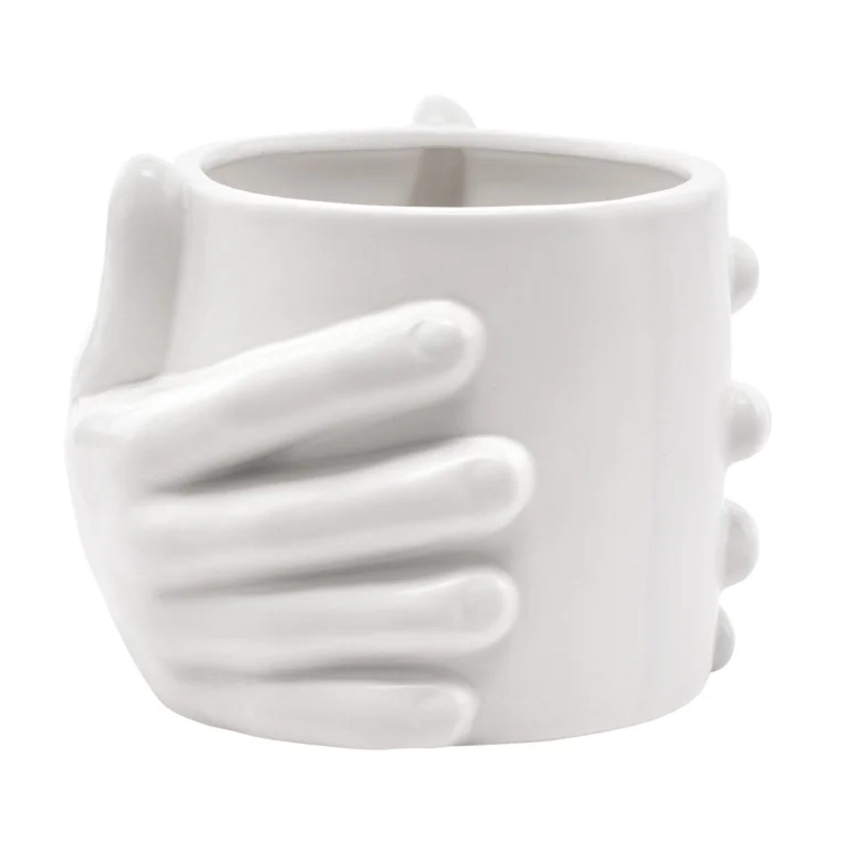 50% off was $23 now $11.49. 4.75" L x 4.75" W x 4.75" H White Cache with Hands