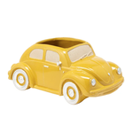 9" L x 3" W x 4.2.5” H Yellow VW Beetle Planter