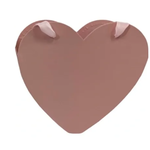 9" x 8.5" x 3.5" PINK HEART BOX, 2 PCS