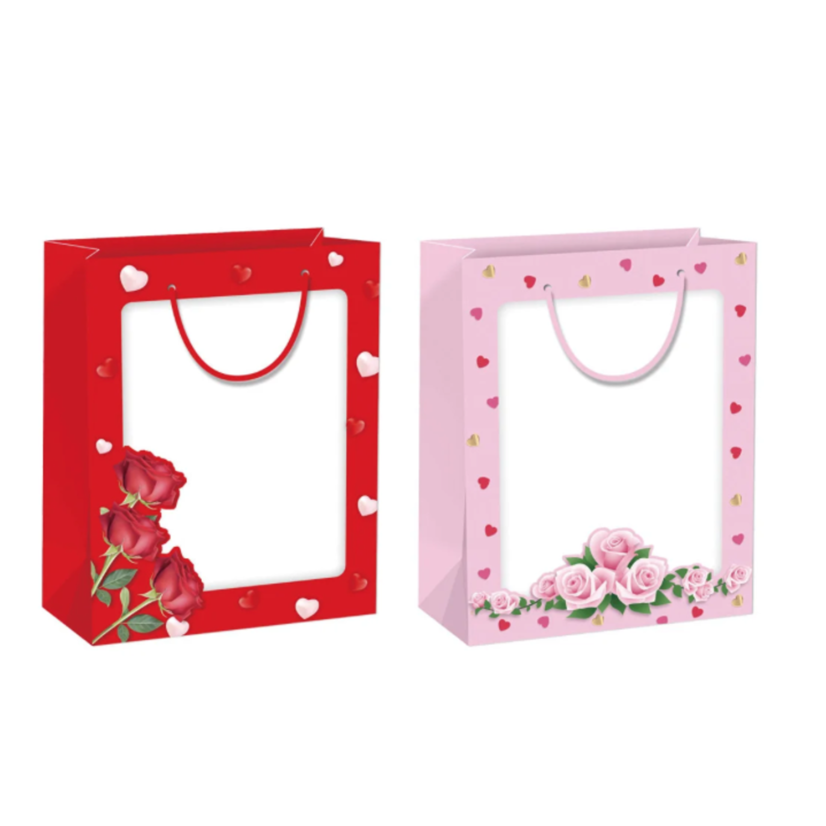 8 X 10 .6 X 6" PRINTED WINDOW BAG QUALITY WHOLESALE