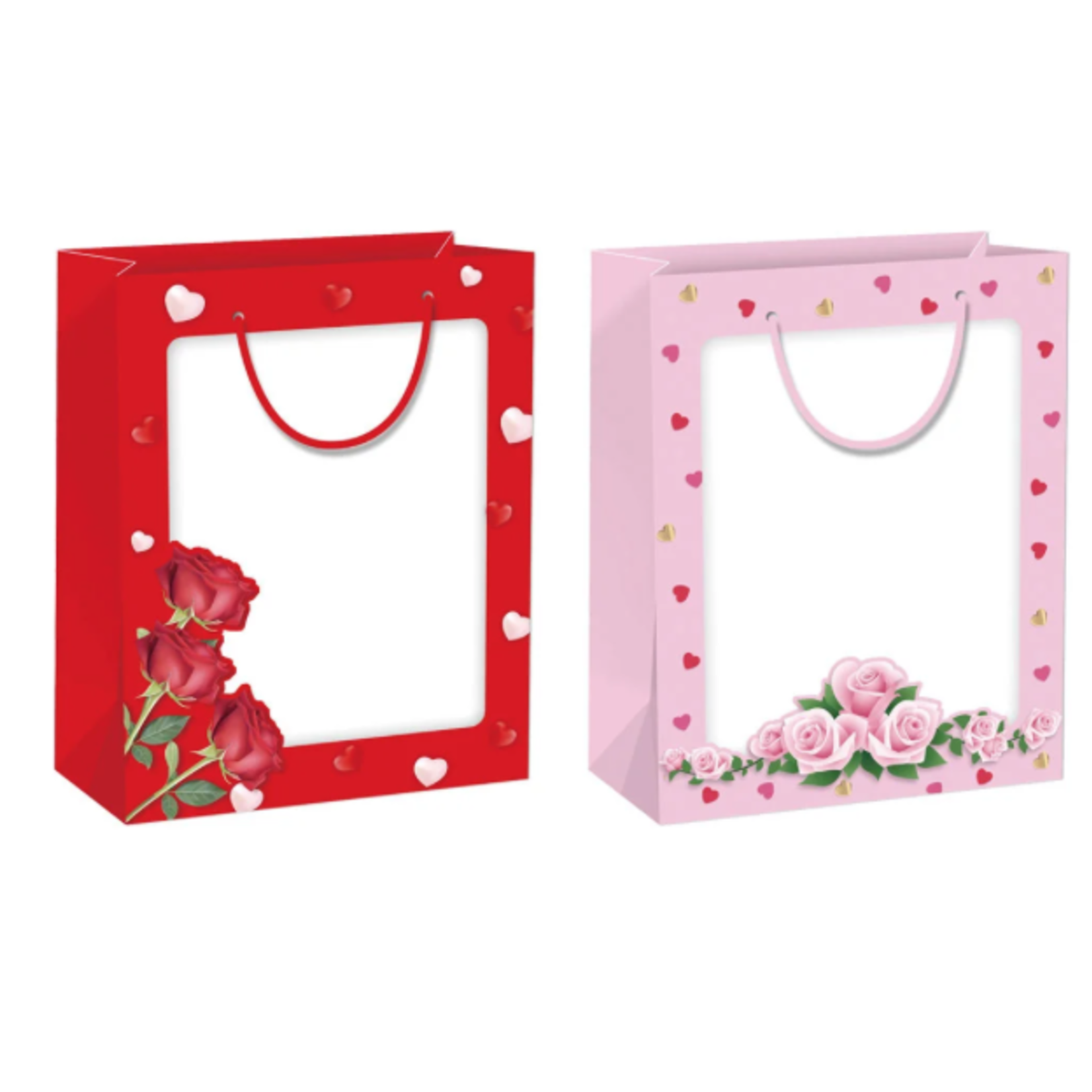 10.5" x 13.75" x 6"  Large PRINTED WINDOW BAG, NO DISCOUNT