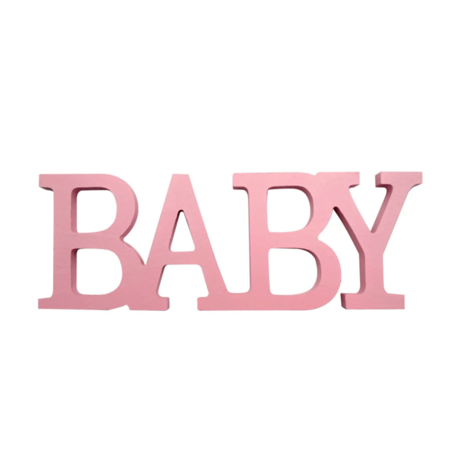 9.85"LONG X 3.35'' HIGH, WOODEN "BABY" PINK