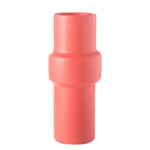 50% off was $22 now $11. 10.25”H X 4.5” CORAL CERAMIC TORCH VASE POT