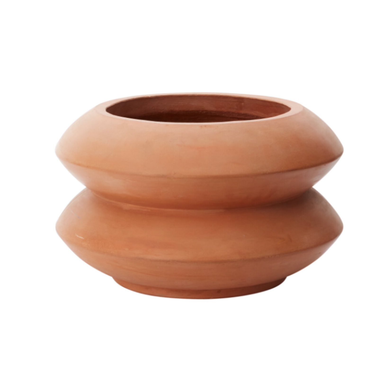 50% off was $190 now $95. 12.25”H X 20” TERRACOTA AVANA STACKING PLANTER