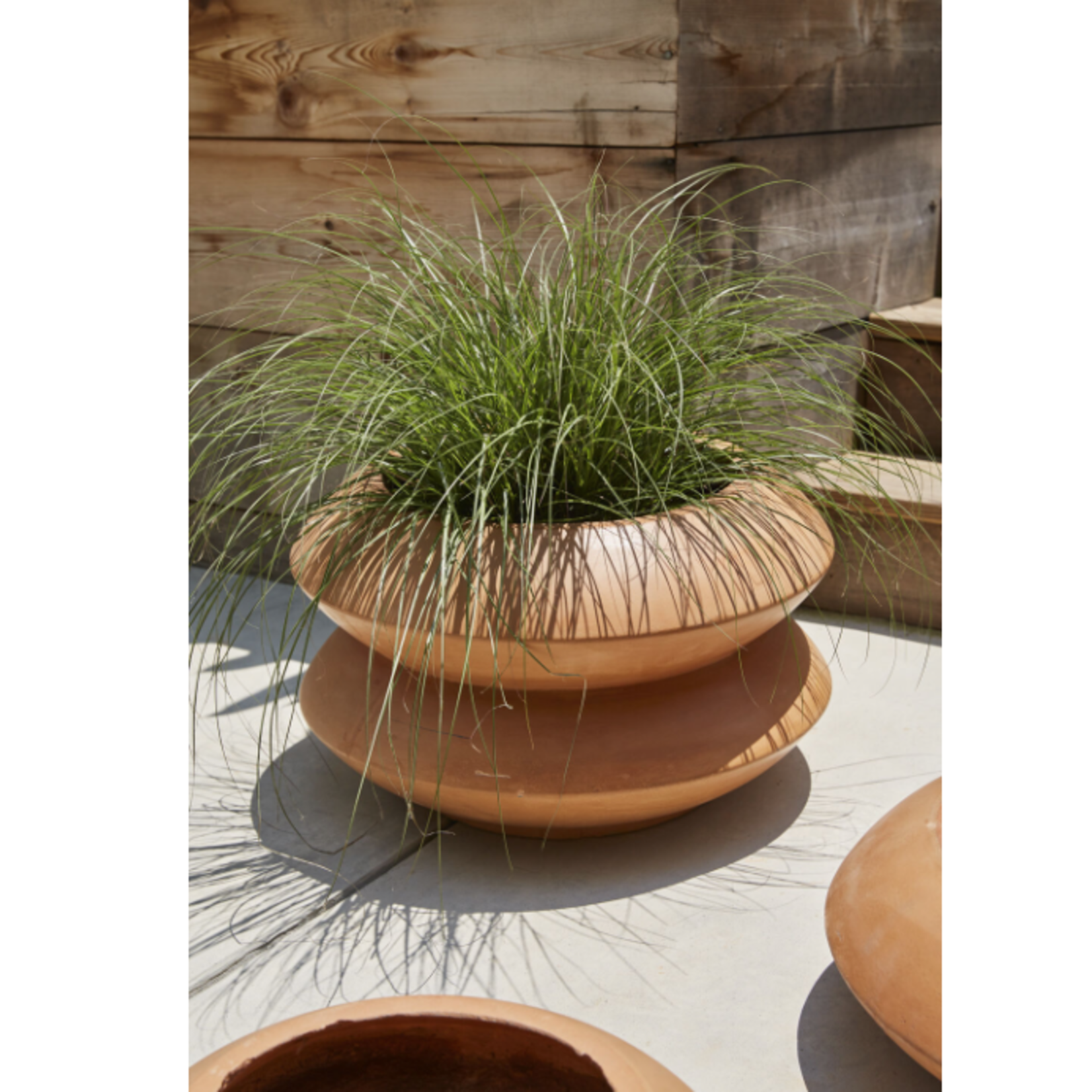 50% off was $190 now $95. 12.25”H X 20” TERRACOTA AVANA STACKING PLANTER