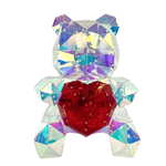 LED BEAR WITH RED HEART , 12 INCHES HIGH