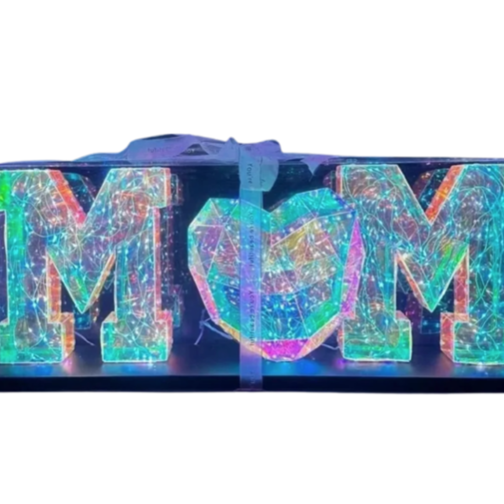 LED "MOM" LED HOLOGRAPHIC IRIDESCENT LIGHT UP 30% OFF WAS $75 NOW $52.49
