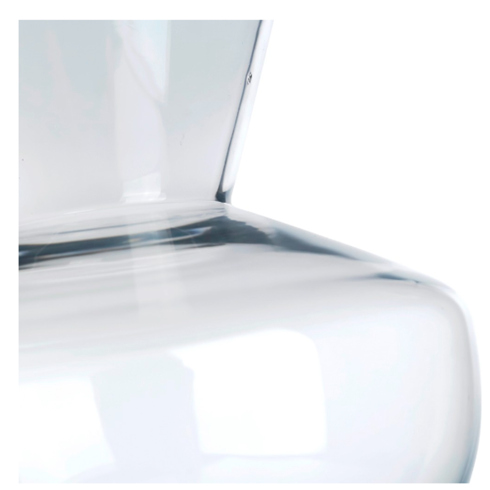 6.5”H X 5.25”  GLASS MODERN CLASSIC URN