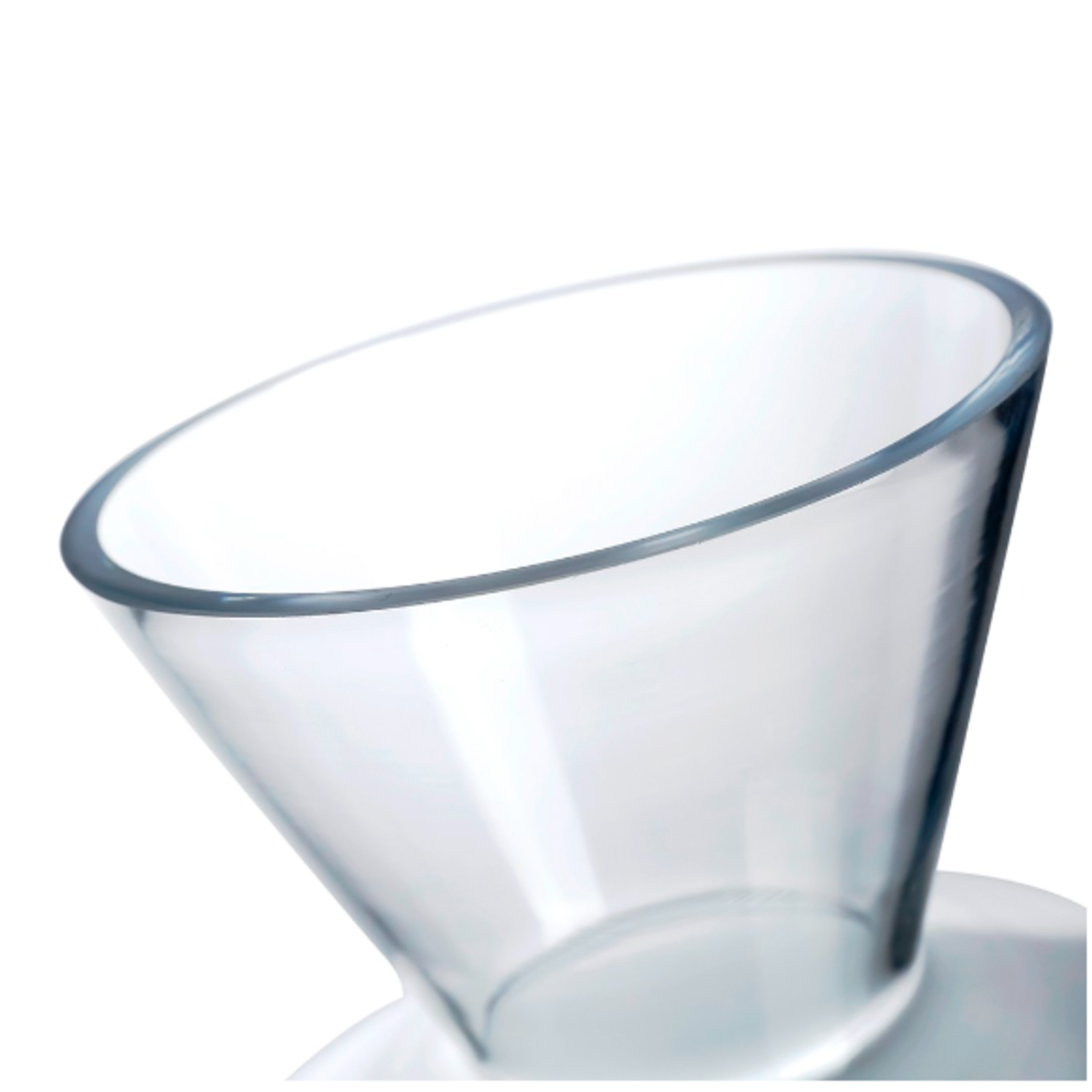 6.5”H X 5.25”  GLASS MODERN CLASSIC URN
