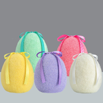 7.5”H X 6.75” PLUSH FURRY EASTER EGGS
