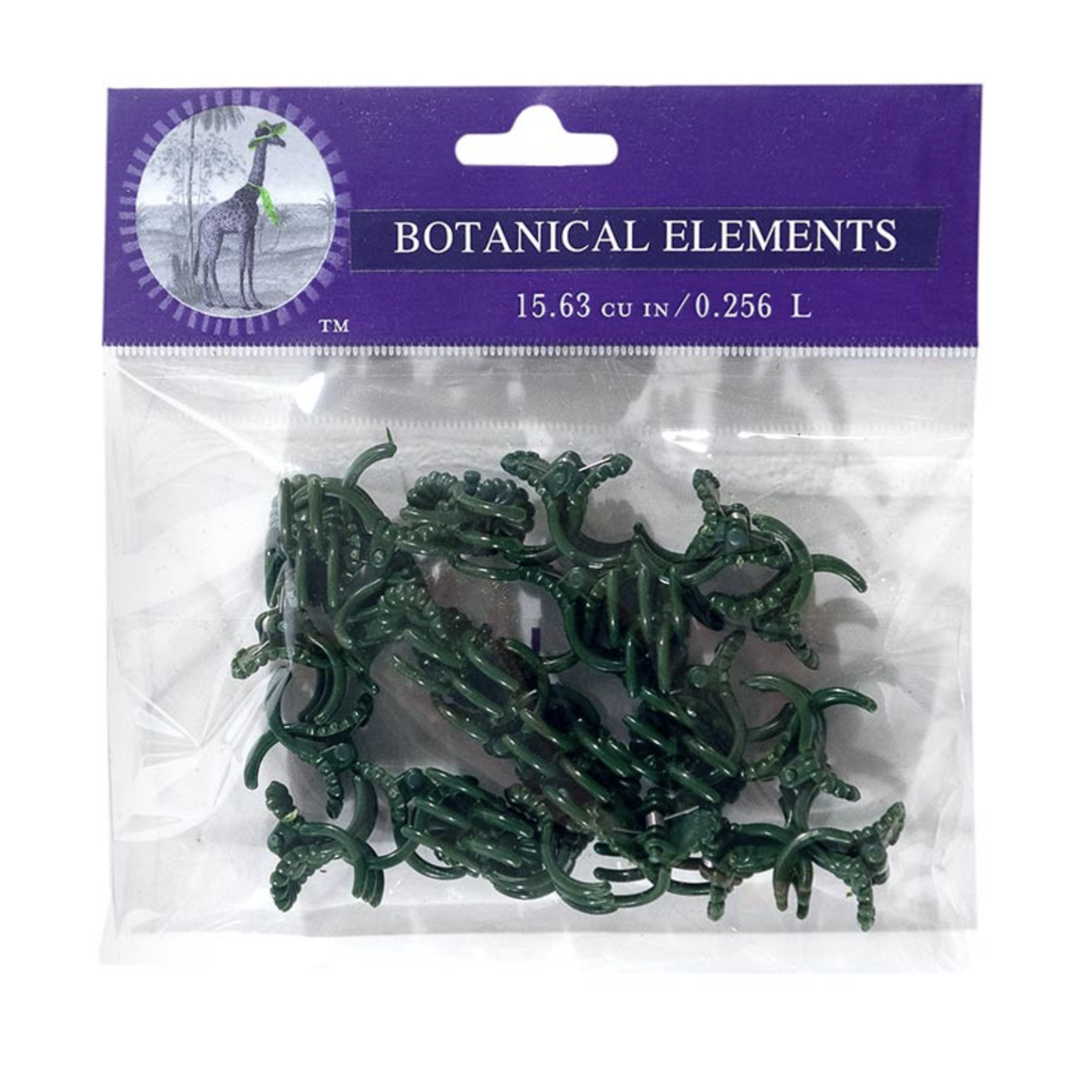 GREEN DAISY ORCHID CLIPS LARGE, 24PCS PER PACK
