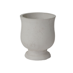 14.75”H X 12.5” CONCRETE WHITE HILLTOP URN