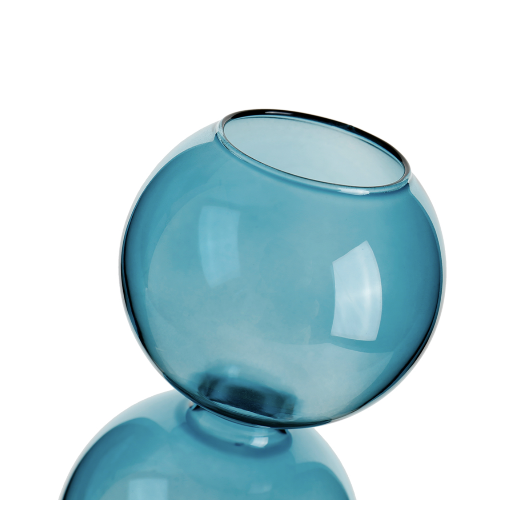 6”H X 2.5” GLASS TAPER CANDLE HOLDER, CAN ALSO BE USED AS A BUD VASE (PRICE PER EACH, BOX HAS ASSORTMENT)