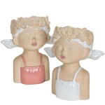10" LITTLE GIRL WITH PIGTAILS CONTAINER (price per each, box has assortment)