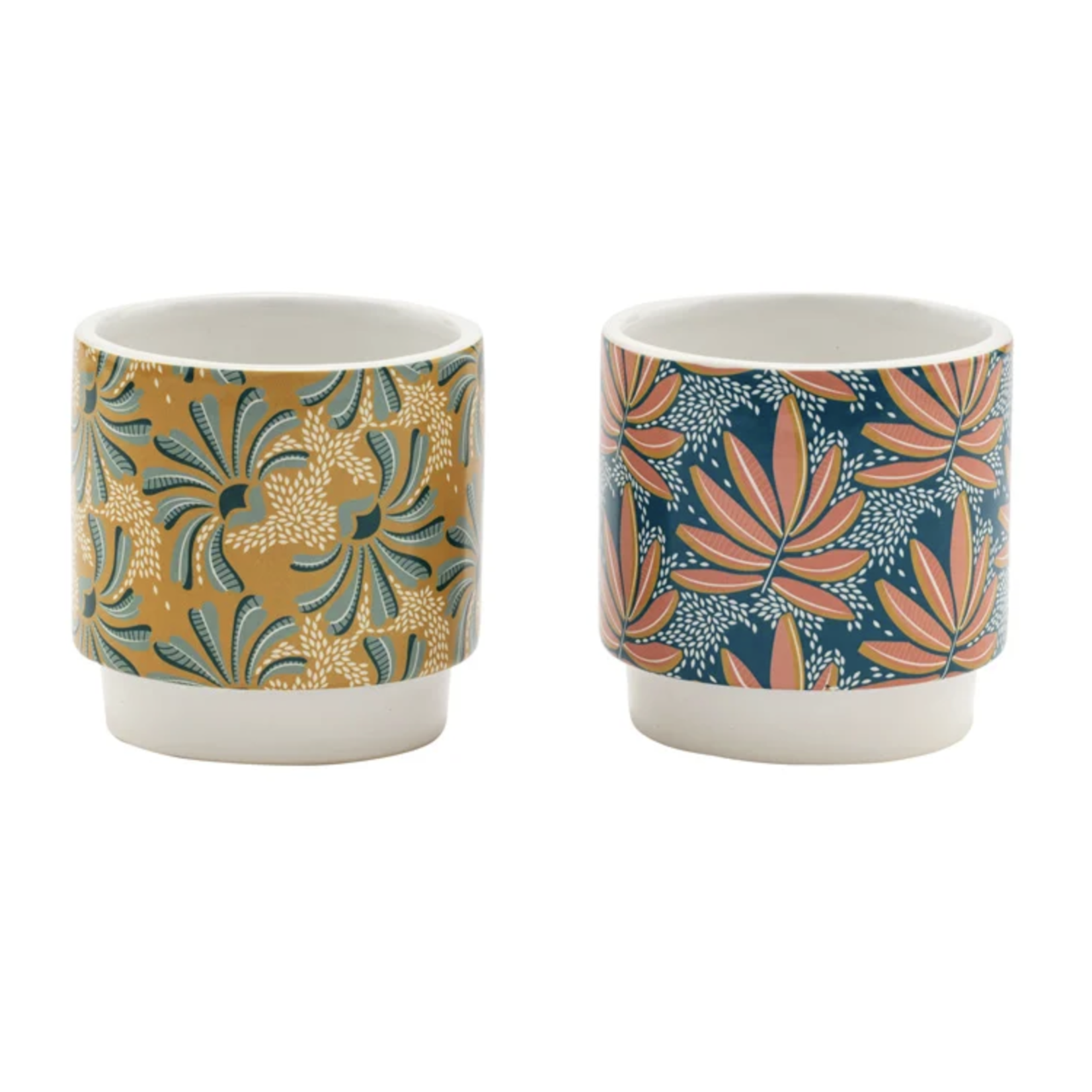 2.75" L x 2.75" W x 3" H MINI SUCCULENTS LEAF PLANTER, reg $4.99