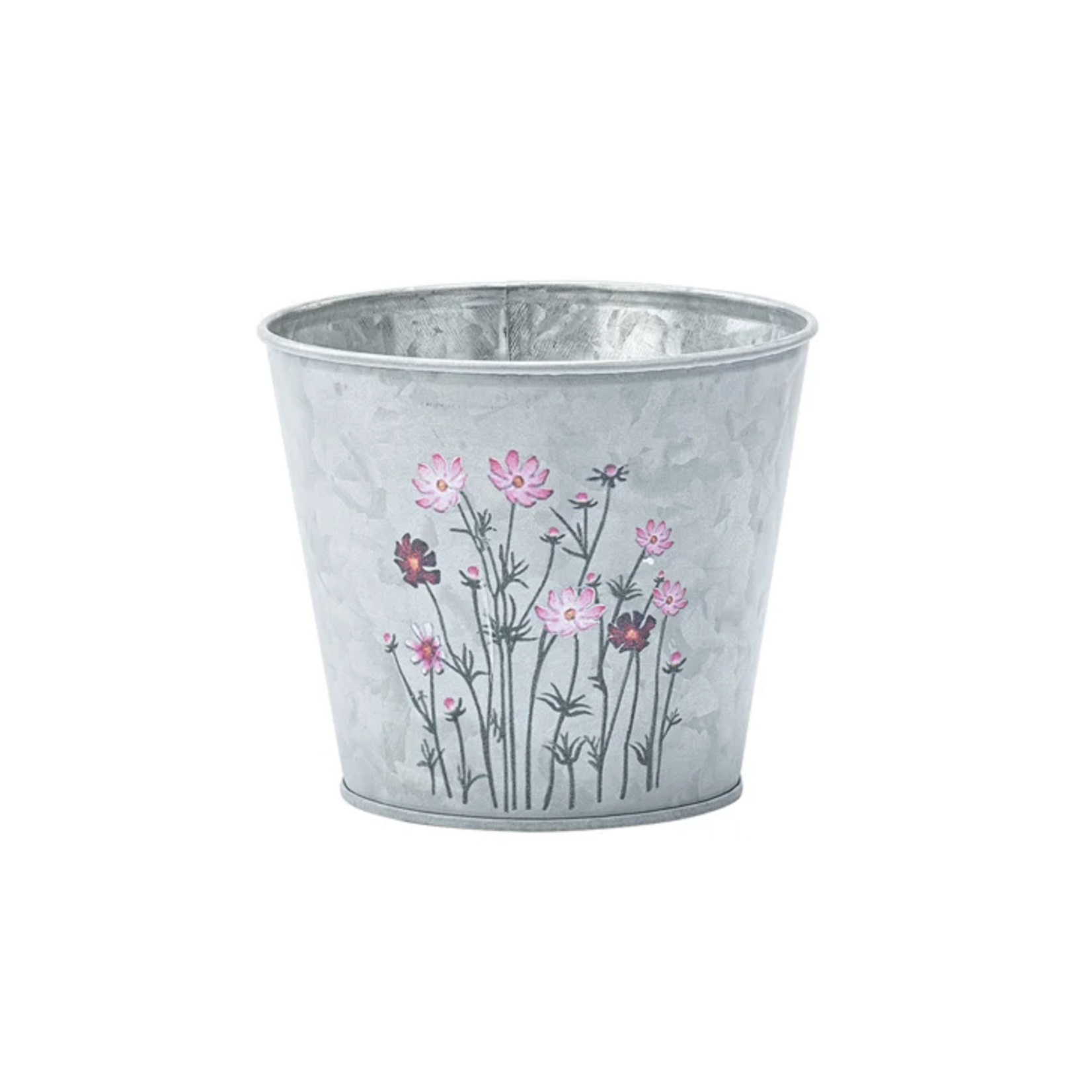 4"H X 4.75"  PINK FLOWER POT C OVER REG $3.99