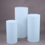 BLUE SPANDEX CYLINDER STAND COVER, SET OF 3. COVERS 36”H X 12”, 30”H X 14”, 24”H X 12”  (COLUMNS SOLD SEPARATE)