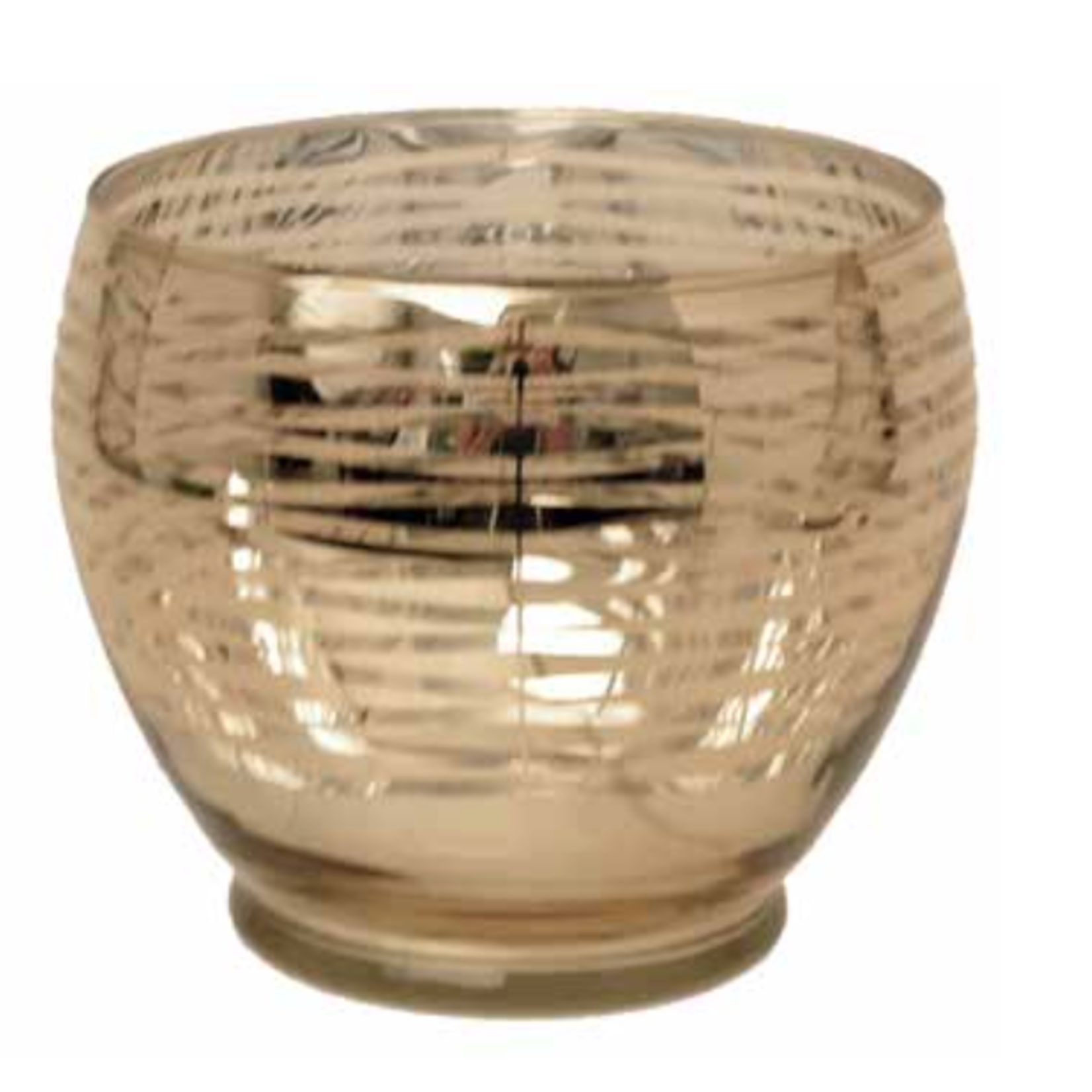 75% off was $6.99 now $1.25.  5”D GOLD WOVEN STRIPE VOTIVE