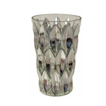 75% off was $3.99 now $0.99.  4.25”H X 2.5” SILVER REFLECTION VOTIVE