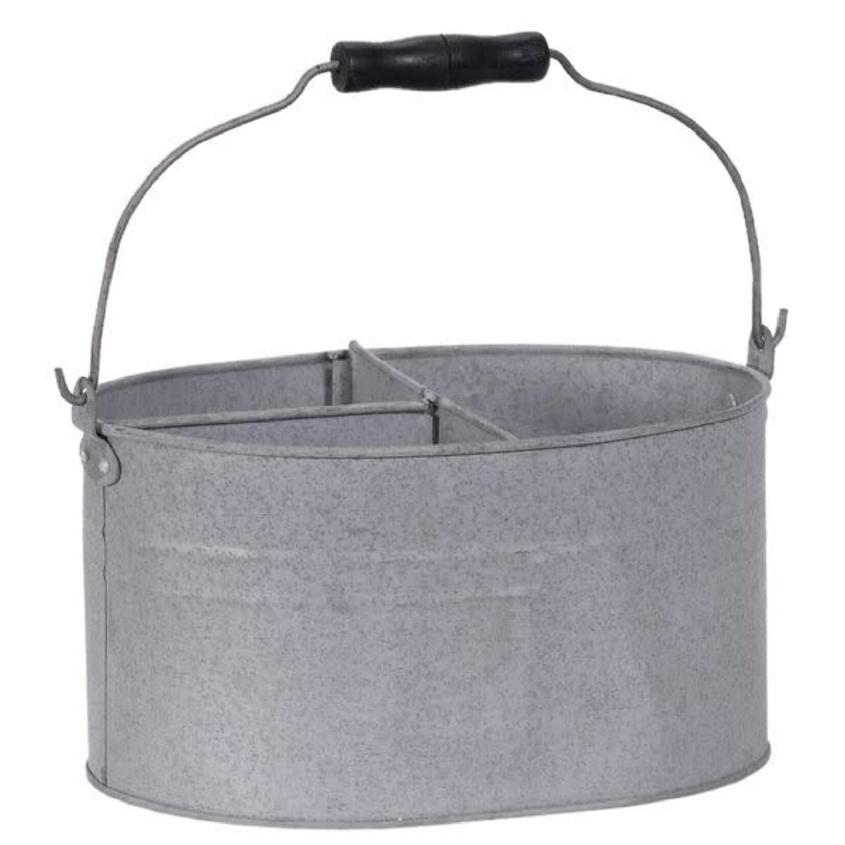 40% off was $13 now $7.79. OVAL METAL PARTIONED BUCKET, 10X7.5"