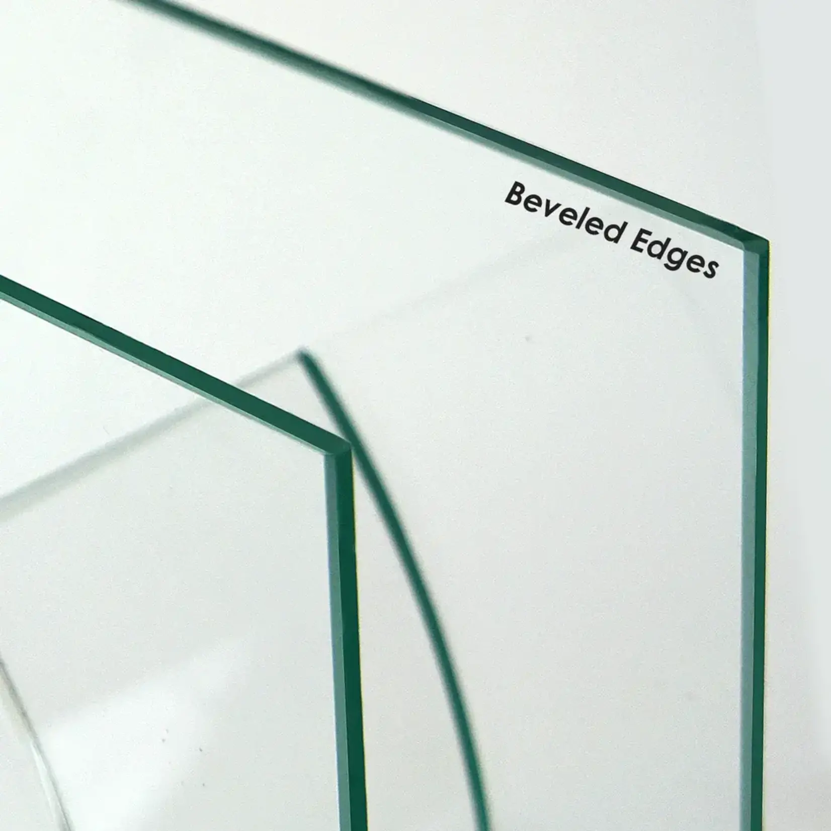 12”h x 12”l x 2.75” LUMINOUS BOND PLATED DESIGNER GLASS VASE