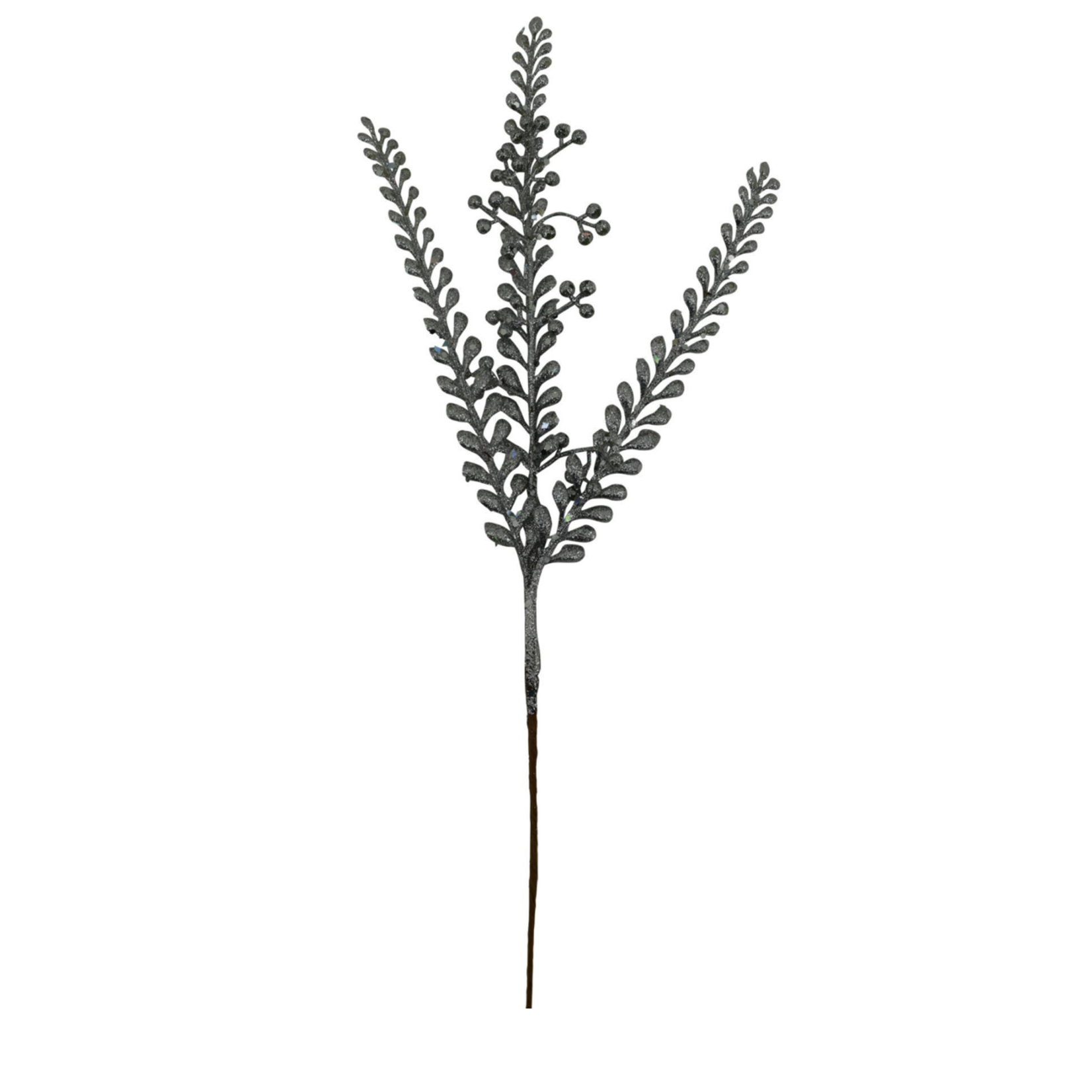 15"h SILVER LAUREL FERN PICK