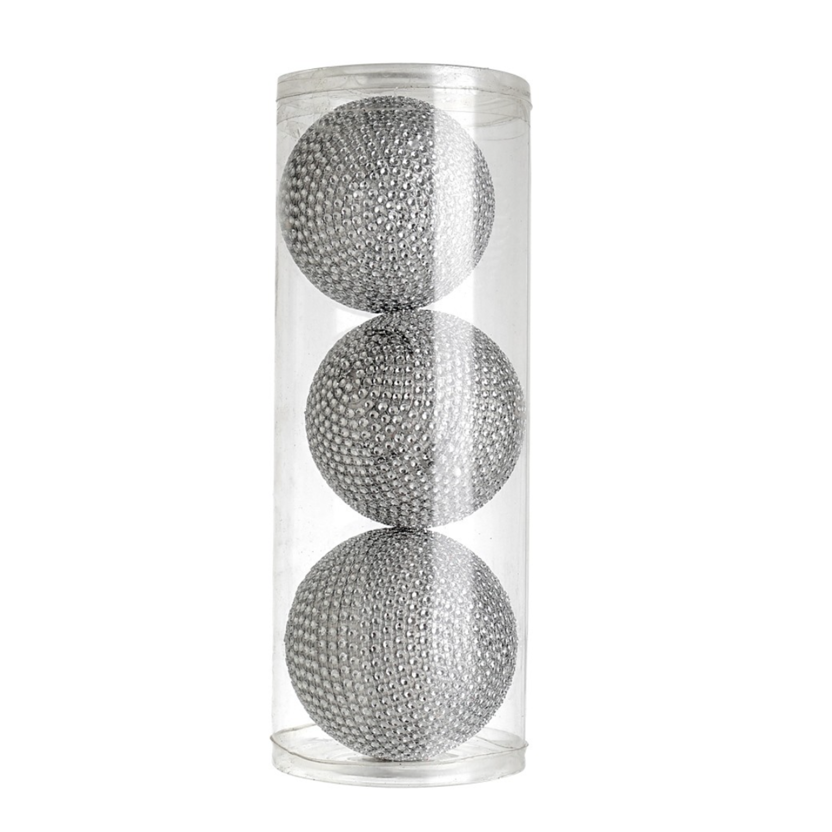 50% off was $16 now $8. 4.25”D SILVER RHINESTONE SPHERE/BALL (SOLD IN PACKS OF 3)