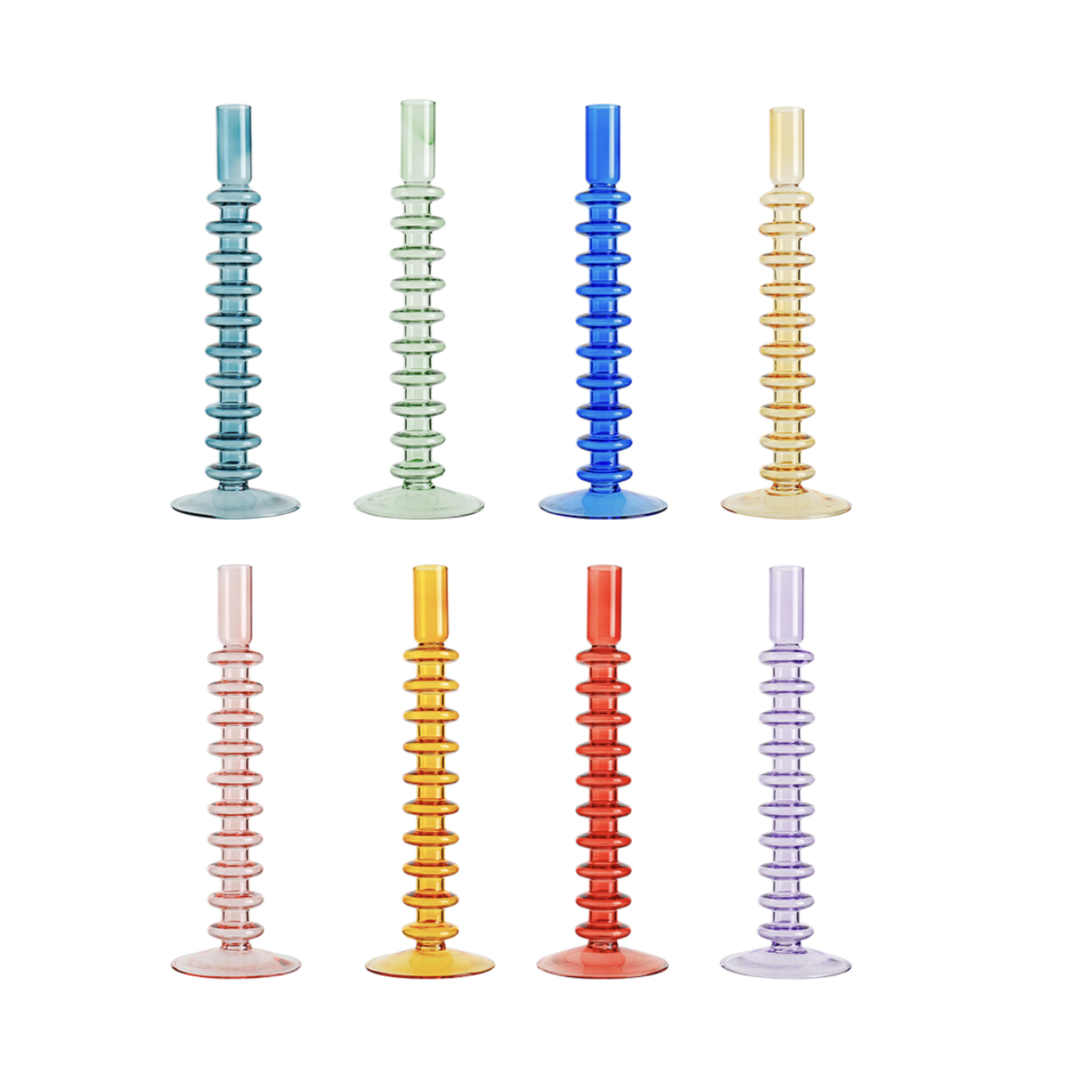 11”H X 3.5” TAPER CANDLE HOLDER/BUD VASE (PRICE PER EACH, BOX HAS ASSORTMENT)
