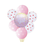 7 PC IT'S A GIRL BALLOON KIT