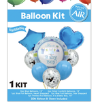 BABY BOY BALLOON KIT LATEX AND MYLAR