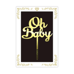 "OH BABY" CAKE TOPPER