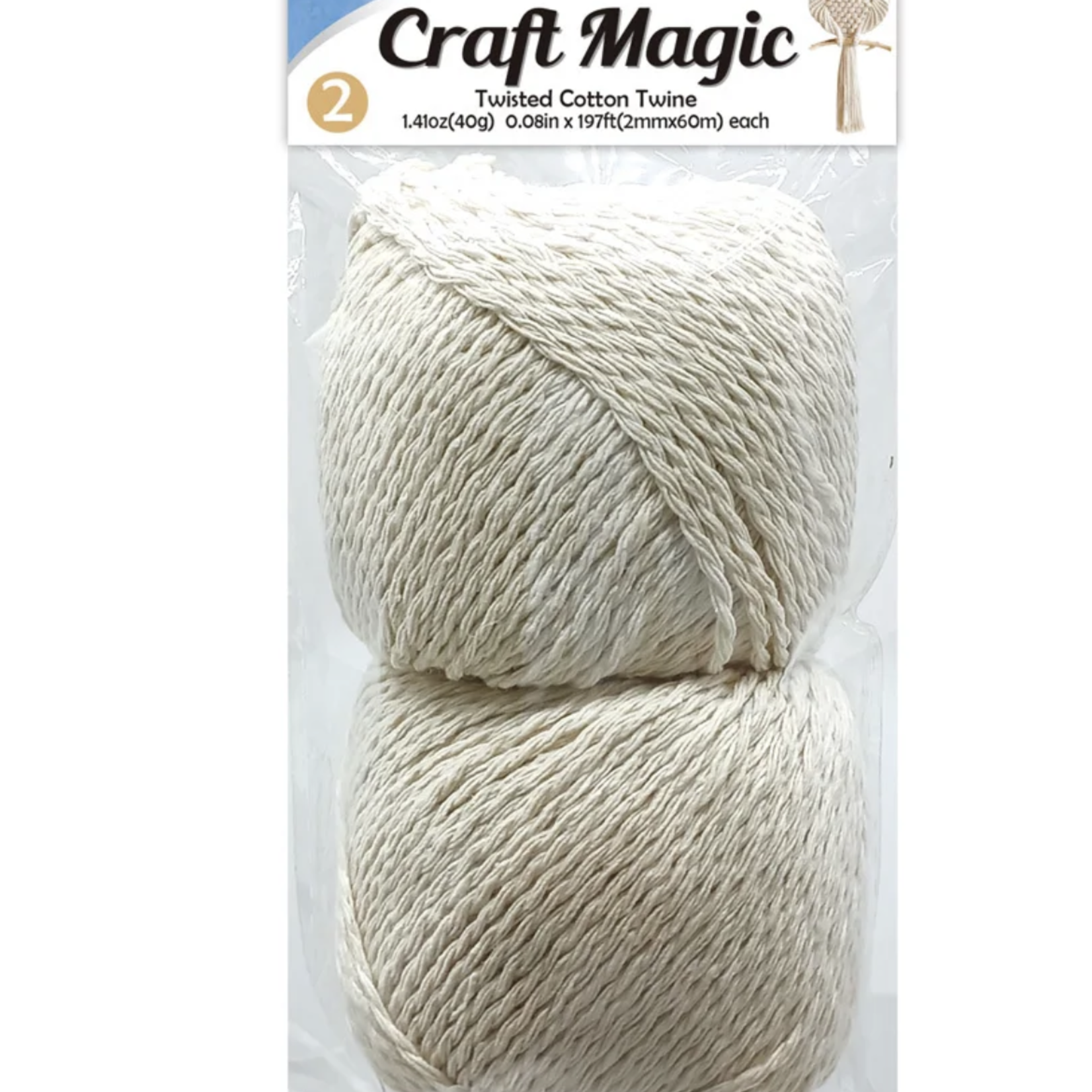 197FT NARTURAL TWISTED COTTON YARN