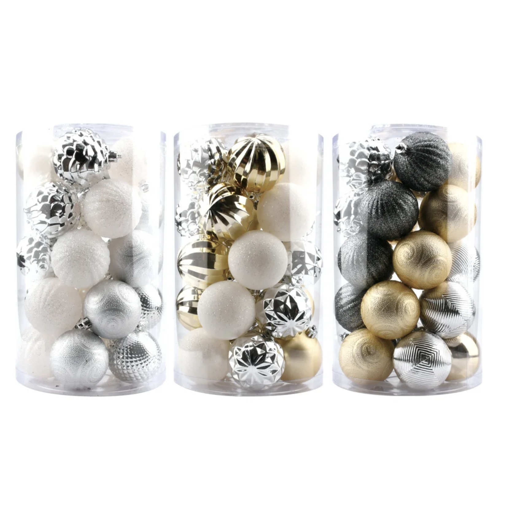 25ct CHRISTMAS BALL ORNAMENT SET 6CM (PRICE PER PACK)