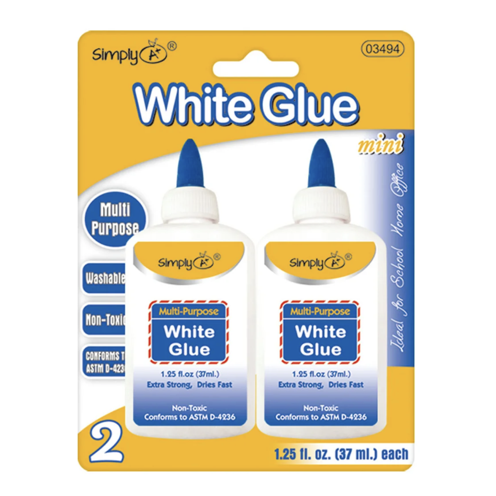 1.4 oz WHITE GLUE 2PK