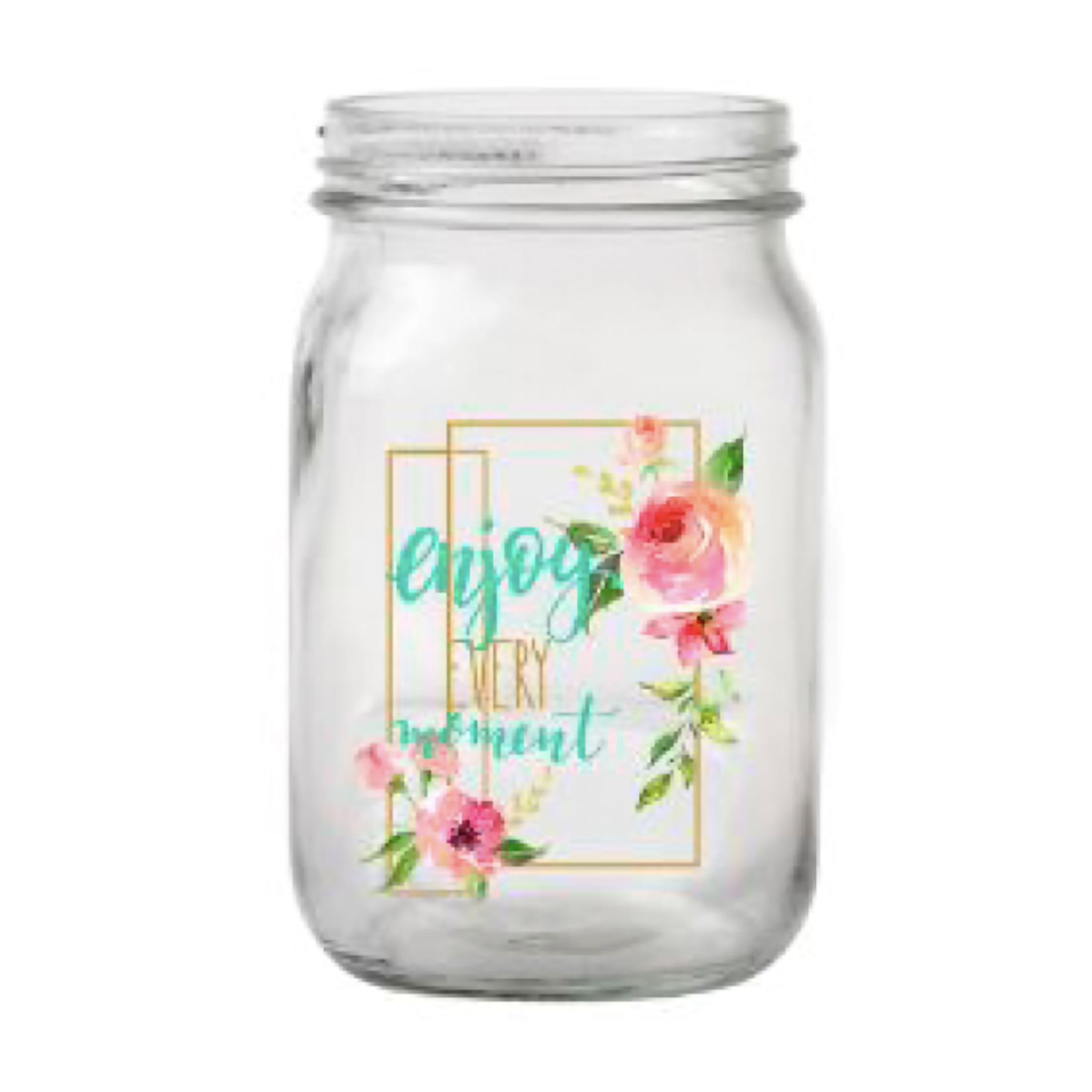 3" x 5" GLASS JAR "ENJOY"