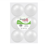 2.9’’ SMOOTH STYROFOAM BALL, 6 PCS