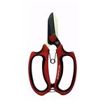 6.5” LONG RED AND BLACK FLORAL SCISSORS