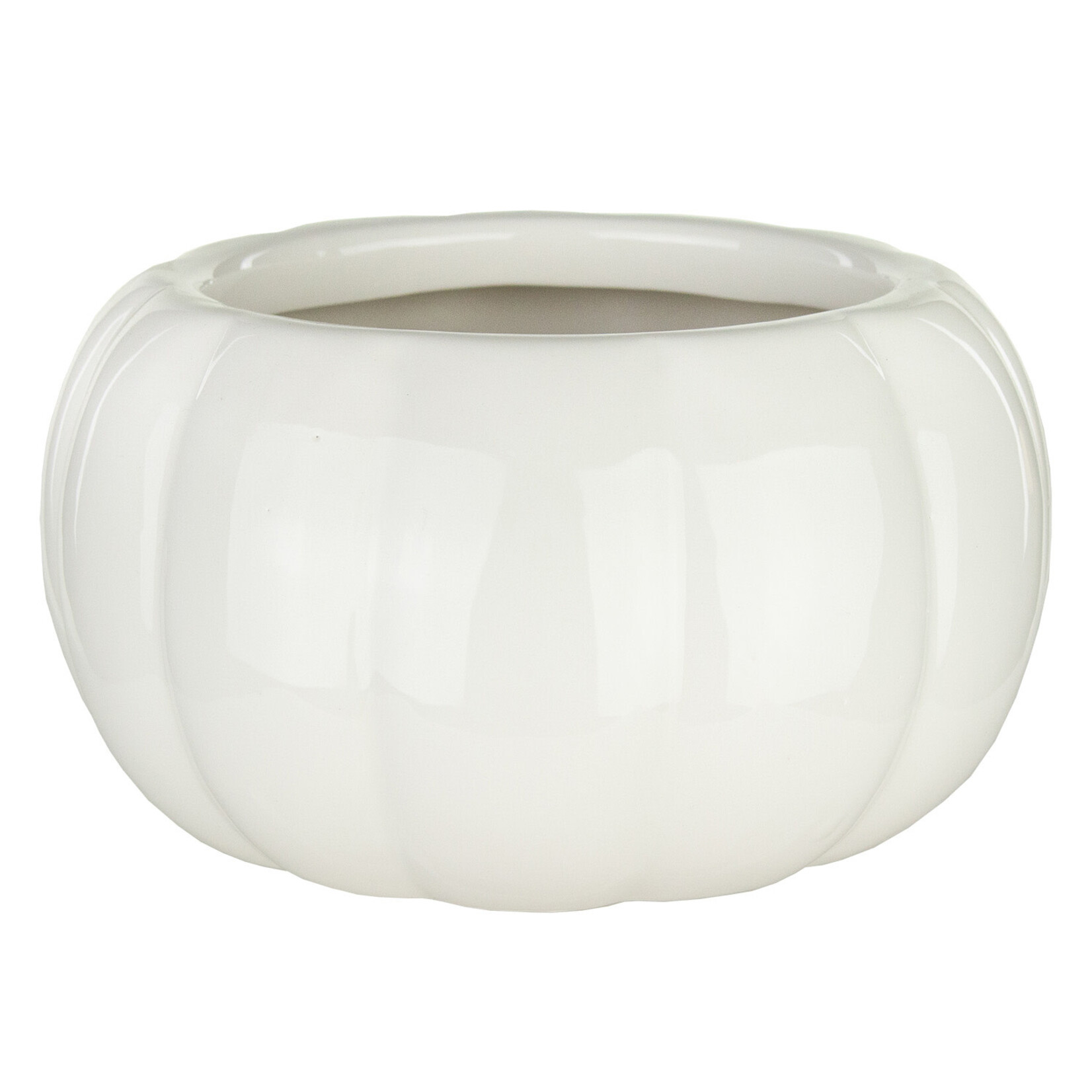 2.75"H X 5.25" CERAMIC PUMPKIN