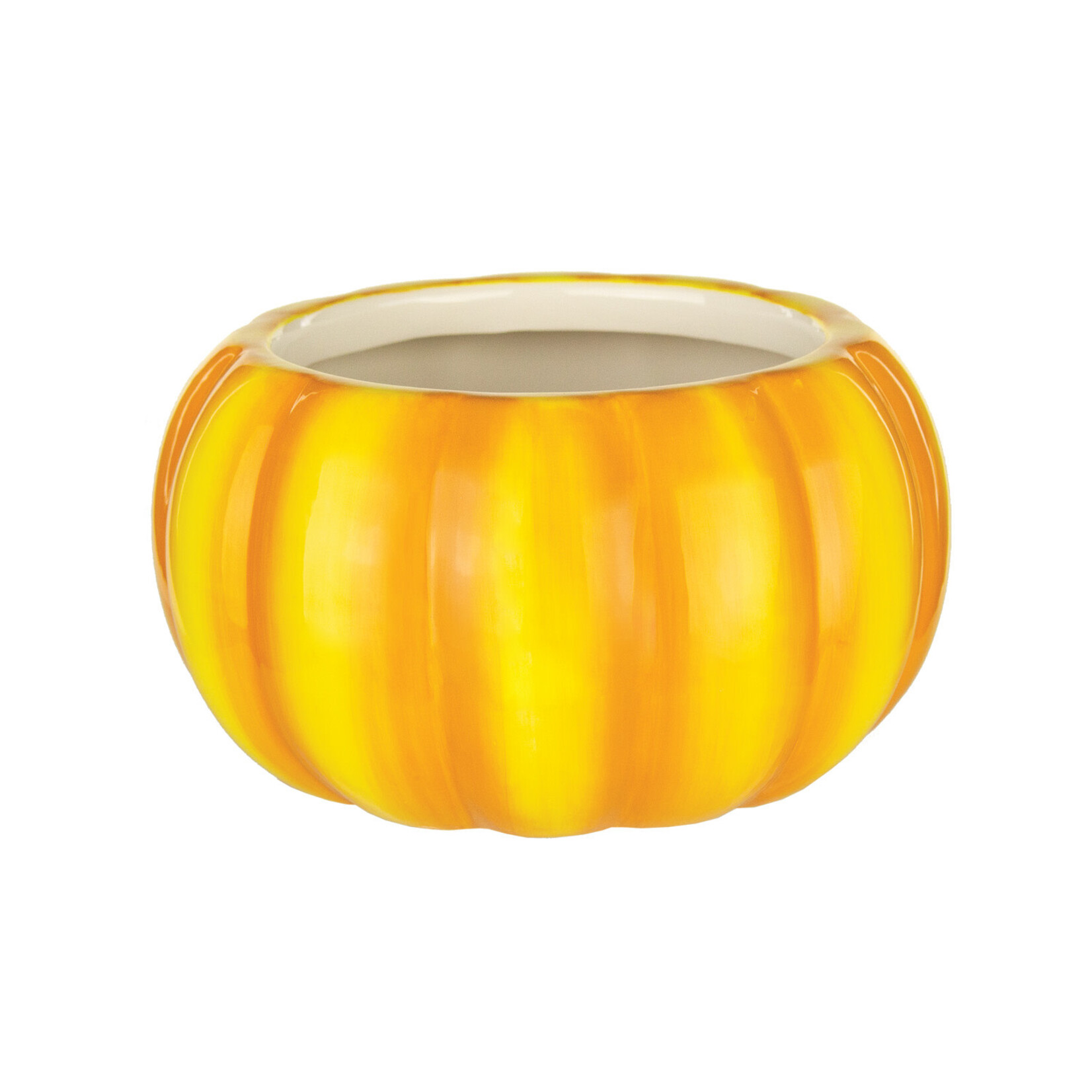 2.75"H X 5.25" CERAMIC PUMPKIN