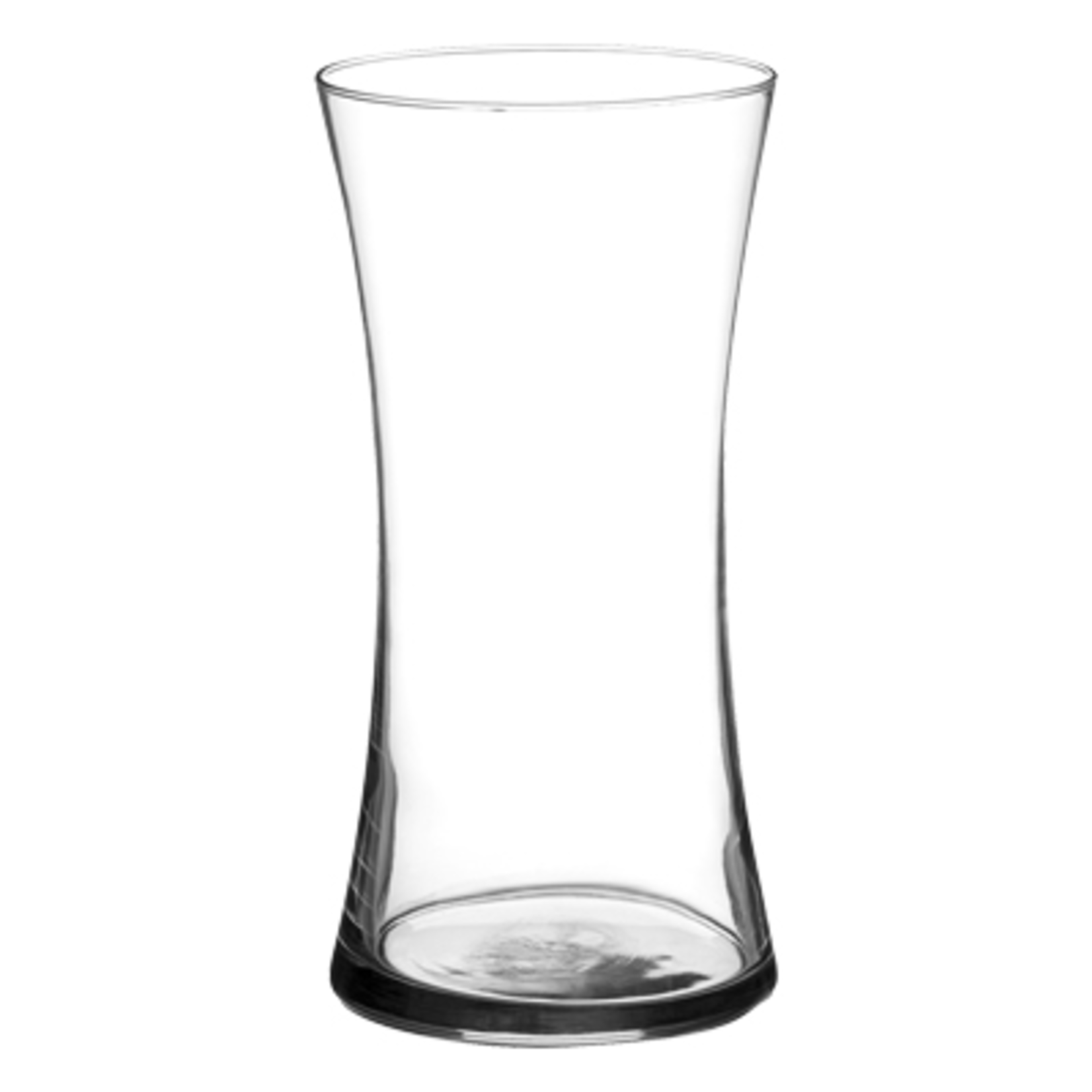 CRYSTAL CLEAR GLASS GATHERING VASE