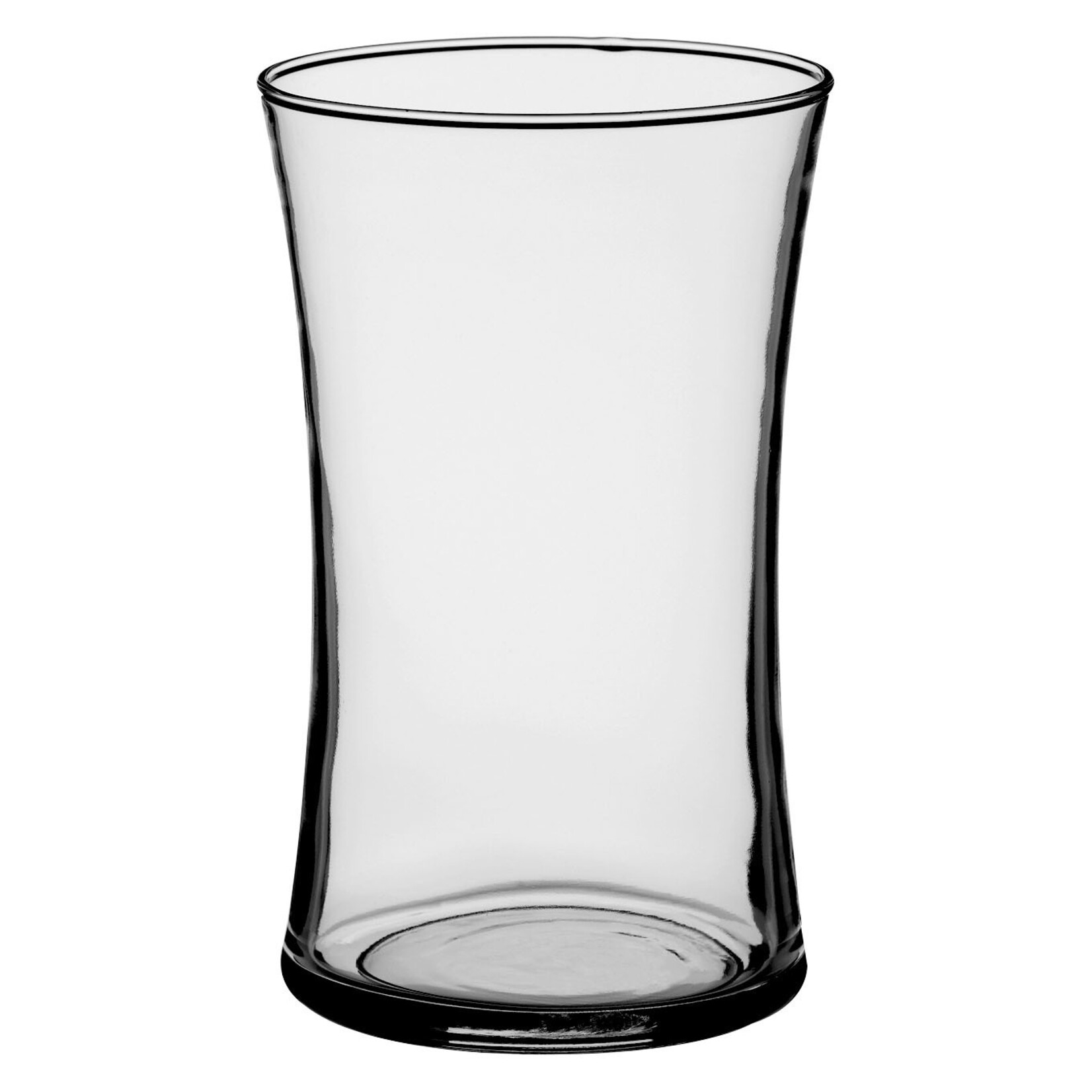 CRYSTAL CLEAR GLASS GATHERING VASE