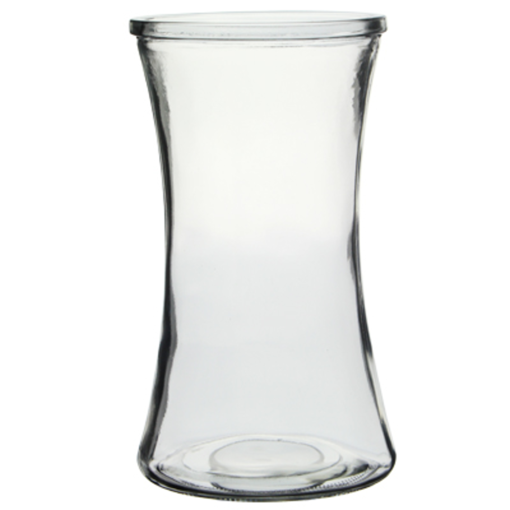 CRYSTAL CLEAR GLASS GATHERING VASE