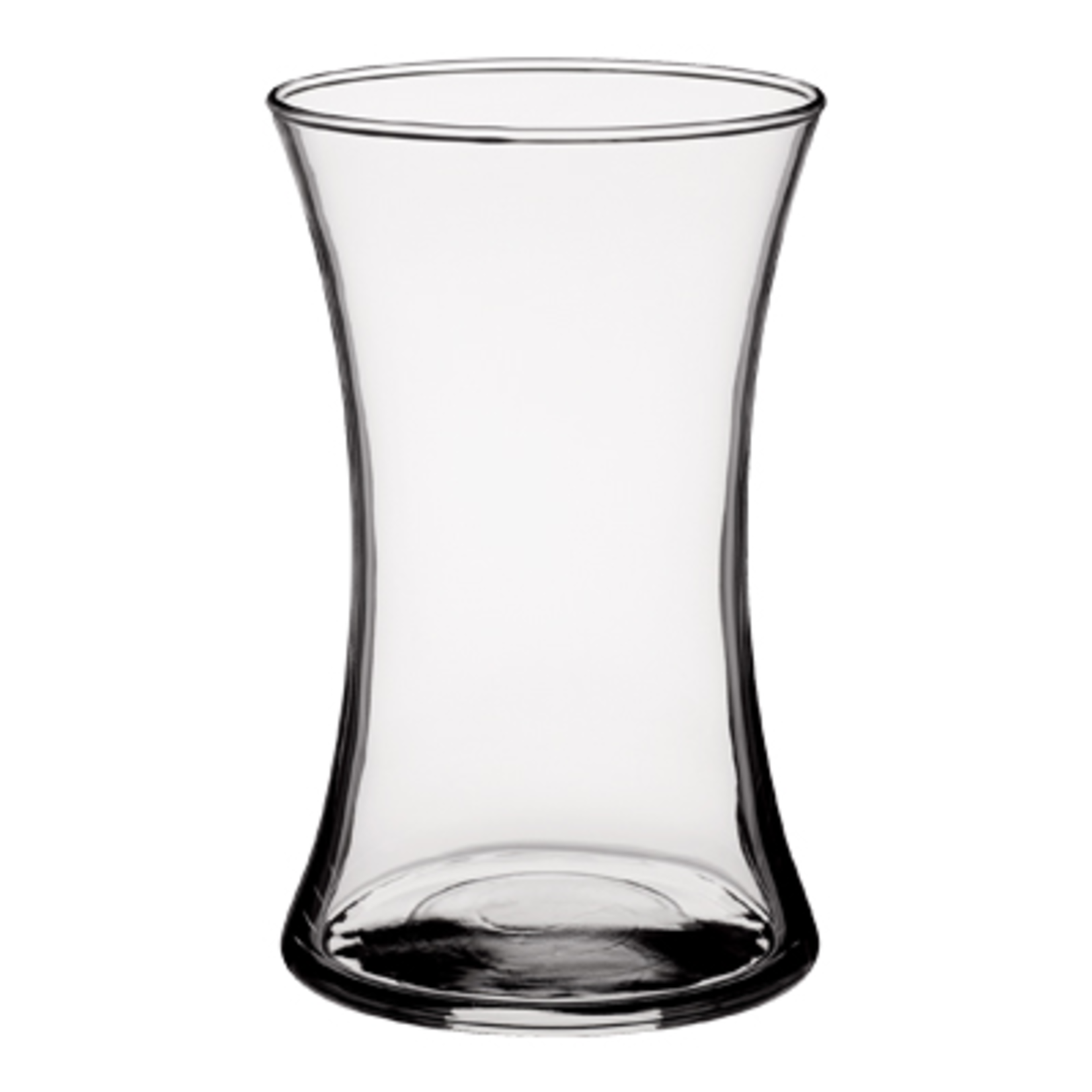 CRYSTAL CLEAR GLASS GATHERING VASE