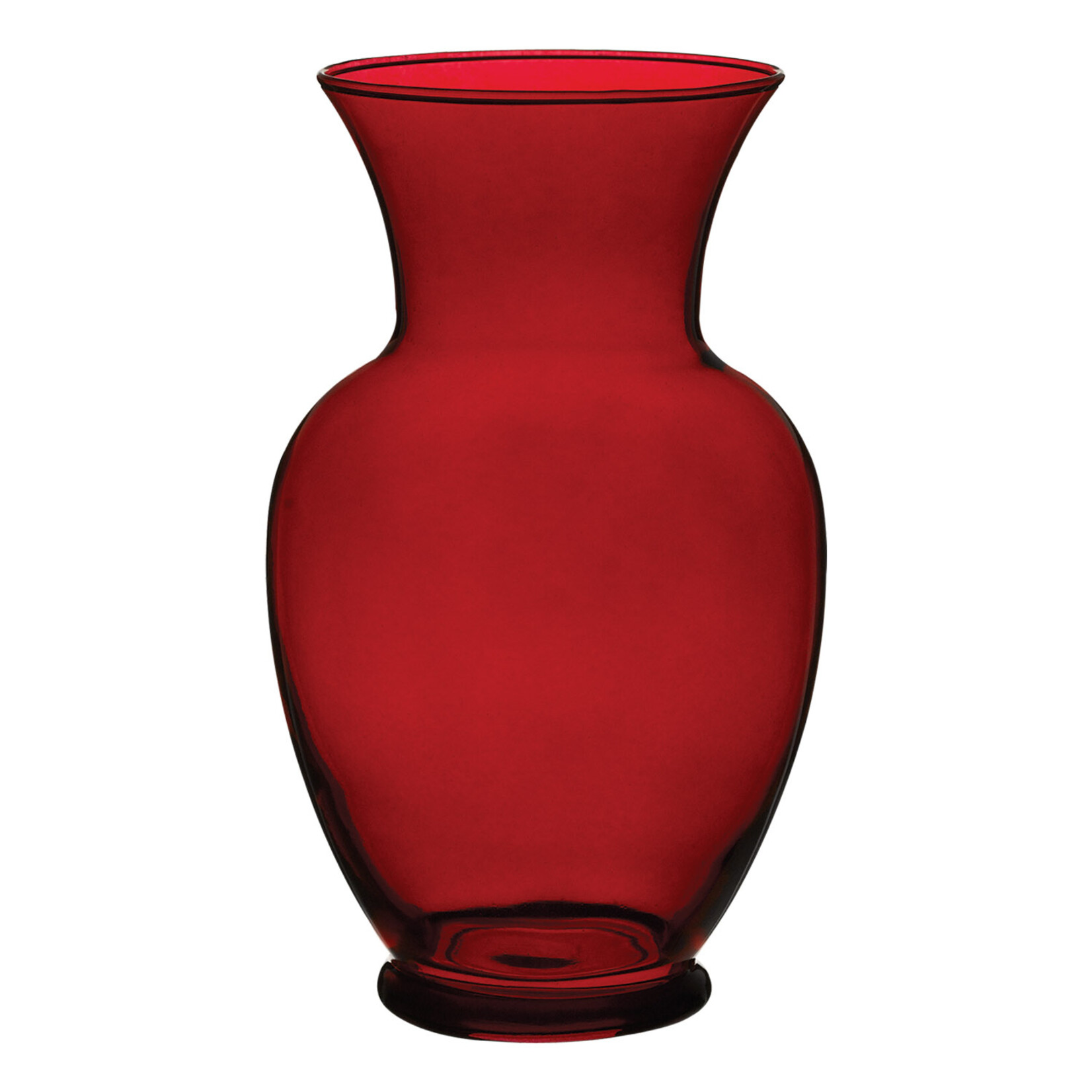 QUALITY WHOLESALE 10.5"H x 5.25" RED CLASSIC URN, SPRING GARDEN VASE