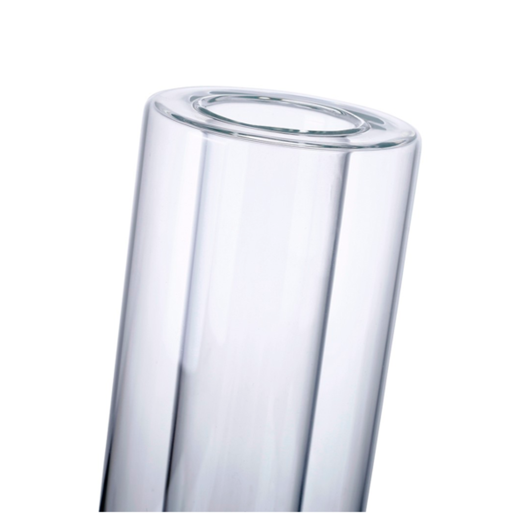 50% off was $9.50 now $4.75. 8”H X 2.5” GLASS BUDVASE/ CANDLE HOLDER