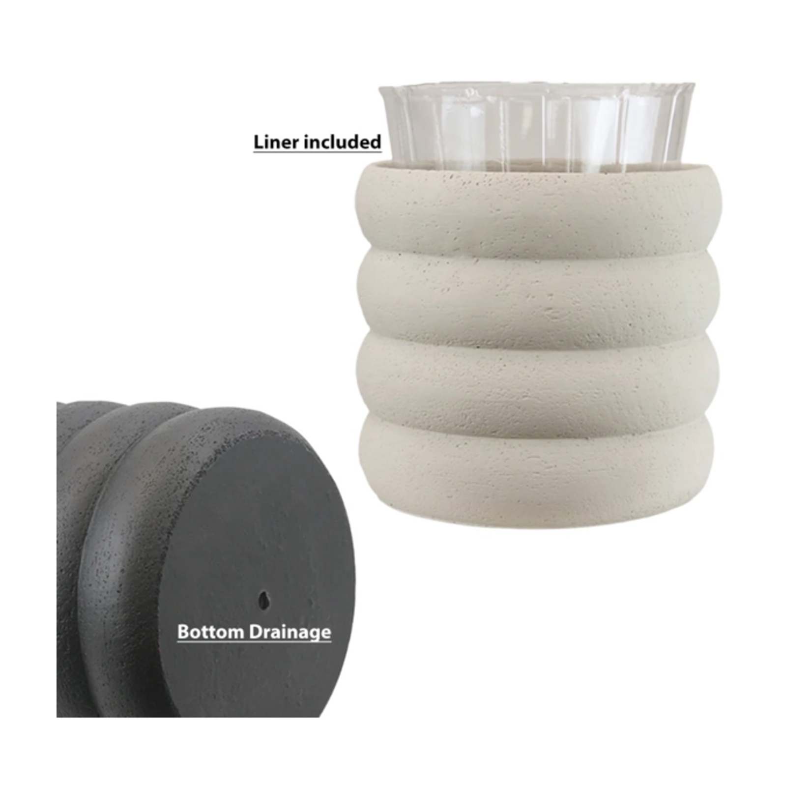 CERAMIC WAVA PLANTER