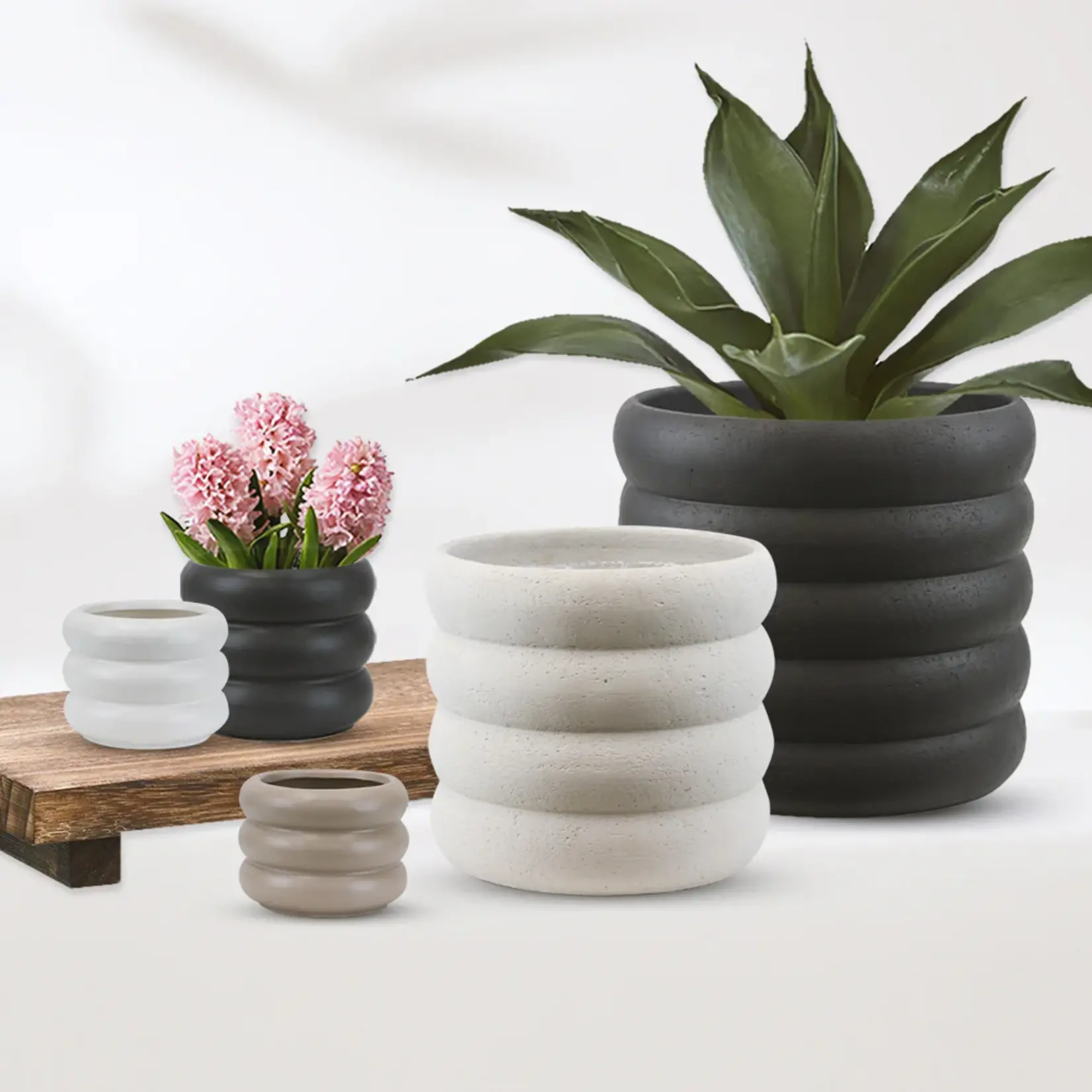 CERAMIC WAVA PLANTER