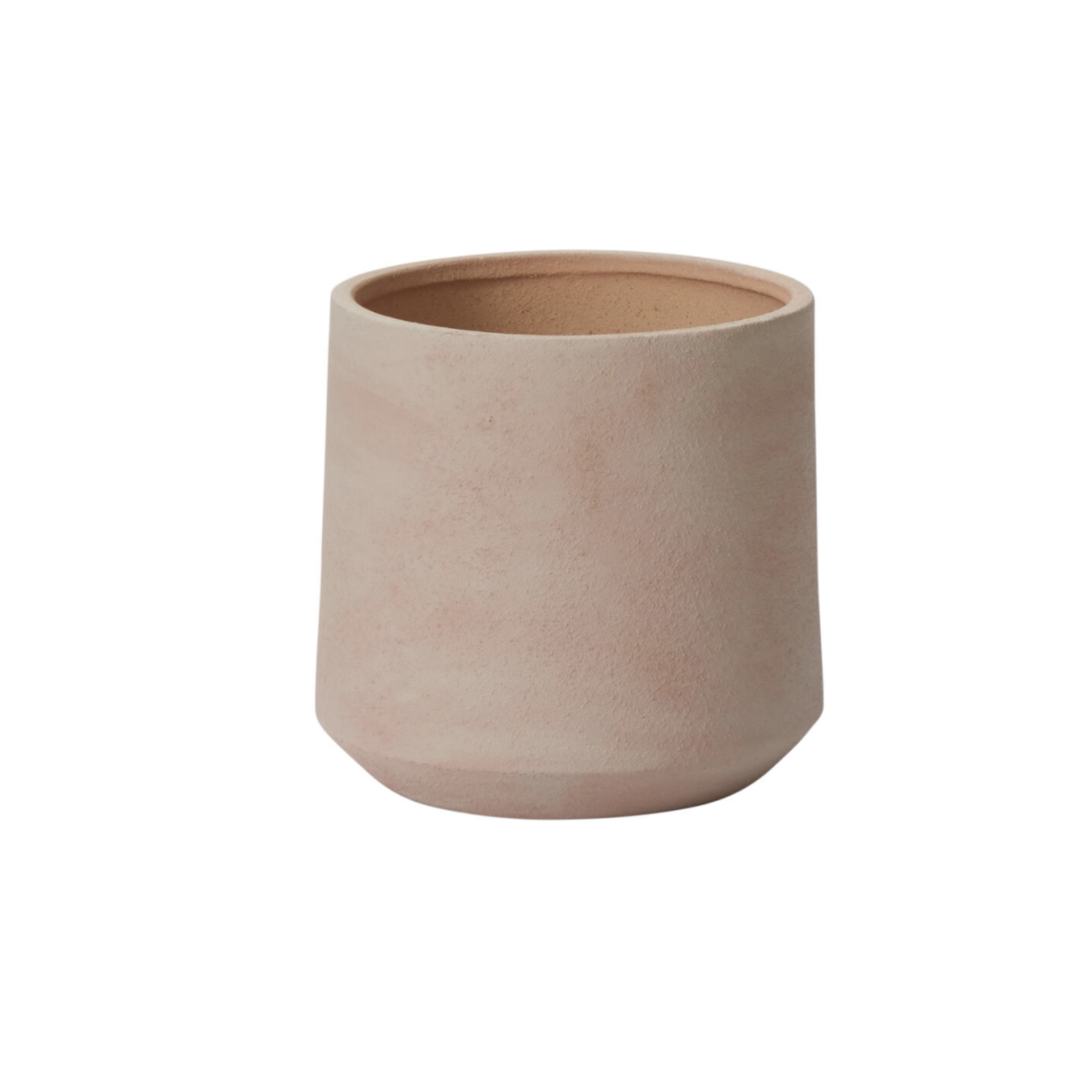 6.75” X 6.75” LIGHT PINK CERAMIC LUCIANA POT SINGLE